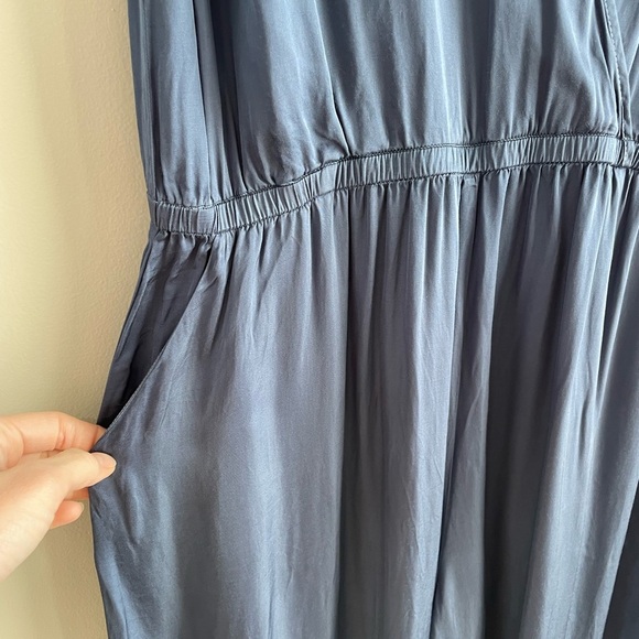 Nation LTD - Yanni Draped Pantsuit in Denim Blue - Size Small - Picture 10 of 16